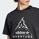 Adidas Adv Volcano Tee [IL5183] 男 短袖 上衣 T恤 亞洲版 運動 休閒 火山圖案 黑 product thumbnail 5