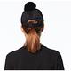 【Lynx Golf】女款日本進口布料花紋造型遮陽時尚毛球帽馬球帽可調節式球帽-黑色 product thumbnail 4