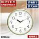 RHYTHM日本麗聲 簡約時尚夜光靜音掛鐘(閃耀金)/24cm product thumbnail 4