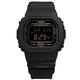 G-SHOCK CASIO 電子液晶 橡膠手錶-黑色 / DW-5600MS-1 / 44mm product thumbnail 2