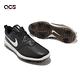 Nike 高爾夫球鞋 Roshe G Tour 男鞋 黑 白 皮革 鞋釘 高球 運動鞋 AR5580-001 product thumbnail 7