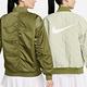 Nike 外套 NSW Reversible Varsity 女款 綠 白 雙面穿 飛行夾克 保暖 寬鬆 風衣 DV7877-307 product thumbnail 5