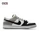 Nike 休閒鞋 SB Dunk Low Pro 運動 男女鞋 滑板鞋 舒適 氣墊 避震 麂皮 情侶穿搭 灰 黑 BQ6817011 product thumbnail 3