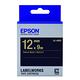 EPSON C53S654407 LK-4BKP粉彩系列黑底金字標籤帶(寬度12mm) product thumbnail 2