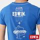 EDWIN x OUTDOOR聯名款 街頭崛起短袖T恤-中性款-藍色 product thumbnail 9
