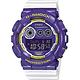 CASIO 卡西歐 G-SHOCK 玩酷撞色手錶-紫x白(GD-120CS-6) product thumbnail 2