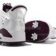 Nike 高爾夫球鞋 Jordan Retro 6 Golf NRG M23 男鞋 白 紫 防潑水 鞋釘 氣墊 DV6796-116 product thumbnail 7