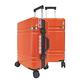 FILA-25吋簡約時尚碳纖維飾紋系列鋁框行李箱-限量橘 product thumbnail 2
