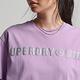 SUPERDRY 女裝 短袖T恤 CODE CL LINEAR LOOSE 淡紫 product thumbnail 3