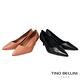 【TINO BELLINI 貝里尼】巴西進口素面尖頭低跟鞋FWCV035A-9(裸棕) product thumbnail 5