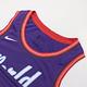 Nike 背心 Luka Doncic Jersey 男款 獨行俠 籃球 球衣 77號 NBA球星 紫 白 CU8615-509 product thumbnail 4