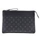 LV M82543經典Pochette Voyage Souple Eclipse帆布手拿包(黑色) product thumbnail 2