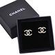 CHANEL 經典金色雙C LOGO扭繩耳環(耳針式) product thumbnail 4