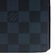LV 經典N63212 Damier Cobalt棋盤格BRAZZA折疊長夾(黑藍色) product thumbnail 5