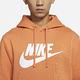 Nike 帽T Pullover Hoodie 運動休閒 男款 NSW 袋鼠口袋 內刷毛 基本款 穿搭 橘 白 BV2974-808 product thumbnail 5