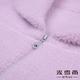 MYVEGA麥雪爾 十字織紋毛絨拉鍊針織外套-粉紫 product thumbnail 5
