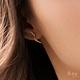 SOPHIA 蘇菲亞珠寶 - 艾菲絲 14K雙色 鑽石耳環 product thumbnail 4