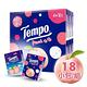 Tempo 4層加厚袖珍紙手帕-水蜜桃 7抽x18包/組 product thumbnail 3
