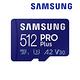SAMSUNG 三星 PRO Plus microSDXC U3 A2 V30 512GB記憶卡 公司貨(Switch/ROG Ally/GoPro/空拍機) product thumbnail 4