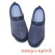 Easy Spirit-seEZCOOL 質感柔軟 真皮整體包覆拖鞋-藍色 product thumbnail 4