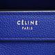 CELINE Mini Square Luggage小牛皮微笑冏臉包(迷你-電藍色) product thumbnail 6