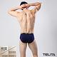 (超值4件組)男內褲 彈性素色三角褲(深藍)TELITA product thumbnail 4