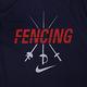 Nike T恤 Fencing Tee 運動休閒 棉質 男款 DRI-FIT 吸濕排汗 快乾 圓領 深藍 紅 561416419FE08 product thumbnail 4