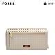 FOSSIL LOGAN 多層真皮拉鍊RFID防盜長夾-杏色愛心斑點 SL7828745 product thumbnail 5