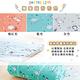 奶油獅-森林野餐-台灣製造-可黏式收納安親午睡記憶睡墊(含枕)幼幼床-藍 product thumbnail 4