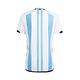 Adidas AFA H AUJSY D3S IV5786 男 短袖上衣 阿根廷主場 球衣 足球 修身 透氣 白藍 product thumbnail 2