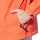 【Lynx Golf】男款防水透濕功能經典山貓印花拉鍊胸袋設計長袖可拆式連帽外套-橘色 product thumbnail 6