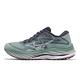 Mizuno 慢跑鞋 Wave Rider 27 SSW 女鞋 綠 藍 波浪片 避震 運動鞋 美津濃 J1GD2375-24 product thumbnail 2