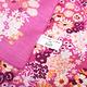 Nina Ricci 手繪風繽紛花朵混綿方型絲巾-粉紅色 product thumbnail 6