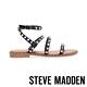 STEVE MADDEN-TRAVEL-玩酷搖滾 二字帶繞踝圓鉚釘涼拖鞋-黑色 product thumbnail 3