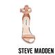 STEVE MADDEN-MARLEY 特殊壓紋一字高跟涼鞋-粉紅 product thumbnail 3