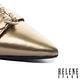 平底鞋 HELENE SPARK 時髦品味造型飾釦全真皮尖頭平底鞋－古銅 product thumbnail 6