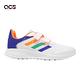 adidas 慢跑鞋 Tensaur Run 2.0 CF K 中童 小朋友 白 藍 皮革 魔鬼氈 運動鞋 愛迪達 HQ1268 product thumbnail 6