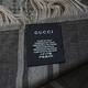 GUCCI SL SURVIEE GG LOGO 羊毛混絲雙面方版披肩/圍巾(咖啡系/544615) product thumbnail 6
