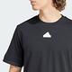 adidas 上衣 男款 短袖上衣 運動 M CE Q2 PR TEE 黑 IN3711 product thumbnail 5