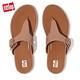 【FitFlop】GRACIE RUBBER BUCKLE LEATHER TOE-POST SANDALS 扣環造型夾腳涼鞋-女(米色) product thumbnail 4