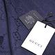 GUCCI ST STEN GG LOGO圖騰羊毛披肩/圍巾(海軍藍) product thumbnail 4