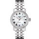 TISSOT 天梭 官方授權 Bridgeport 寶環系列經典羅馬機械女錶-珍珠貝/29mm T0970071111300 product thumbnail 2