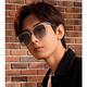 RayBan雷朋 膠框方框太陽眼鏡 9M88配戴款/黑 深綠鏡片#RB4379D 60171-55mm product thumbnail 4