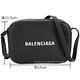 BALENCIAGA EVERYDAY 品牌字母小牛皮相機包(黑色/XS) product thumbnail 6