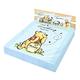 享夢城堡 雙人加大床包枕套5x6.2三件組-迪士尼小熊維尼Pooh 蜂蜜小事-米黃.藍 product thumbnail 2