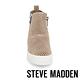 STEVE MADDEN-WEDGIE-P 麂皮簍空內增高休閒鞋-棕色 product thumbnail 3