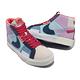 Nike 滑板鞋 Zoom Blazer Mid 運動 男女鞋 SB 異材質拼接 氣墊 避震 情侶款 藍 紫 DA8854-500 product thumbnail 7