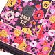 ANNA SUI 優雅玫瑰花字母LOGO圖騰帕領巾(桃紅/咖啡色系) product thumbnail 3