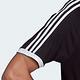 Adidas 3-stripes Tee GN3495 男 短袖 上衣 T恤 運動 休閒 柔軟 棉質 愛迪達 黑 product thumbnail 6