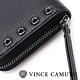 Vince Camuto 圓金屬孔邊素色長夾-黑色 product thumbnail 4